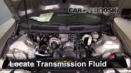 2002 Chevrolet Camaro 3.8L V6 Convertible Líquido de transmisión Controlar nivel de líquido